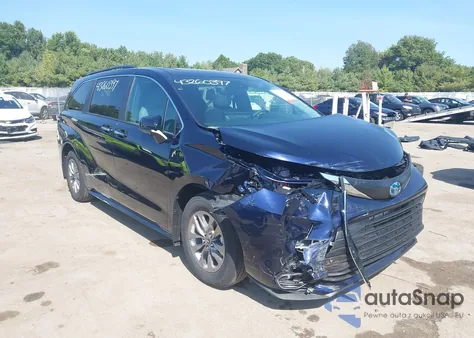 2025 Toyota Sienna Xle из США, поврежденный, VIN 5TDYRKEC8SS274893